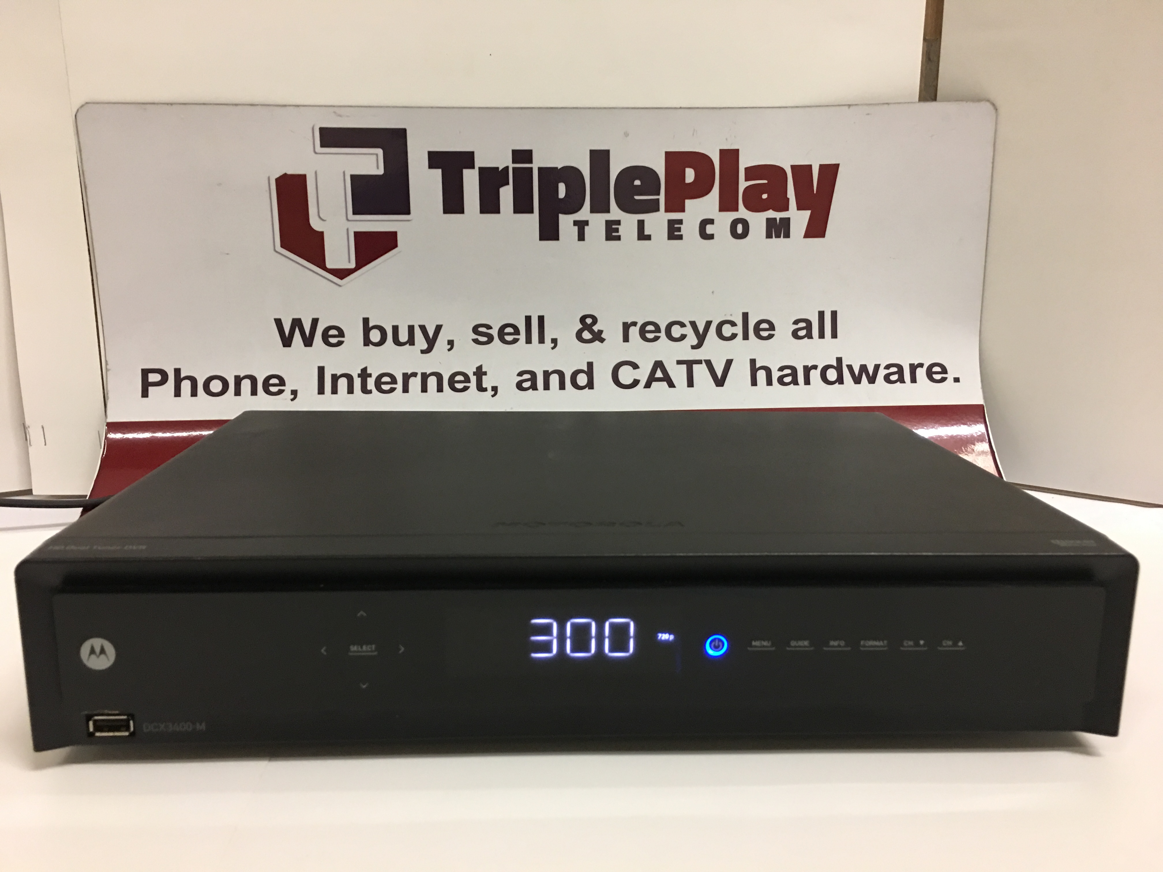 Motorola DCX3400M Digital Cable Box HDTV Dual Tuner 500G DVR HDMI eBay