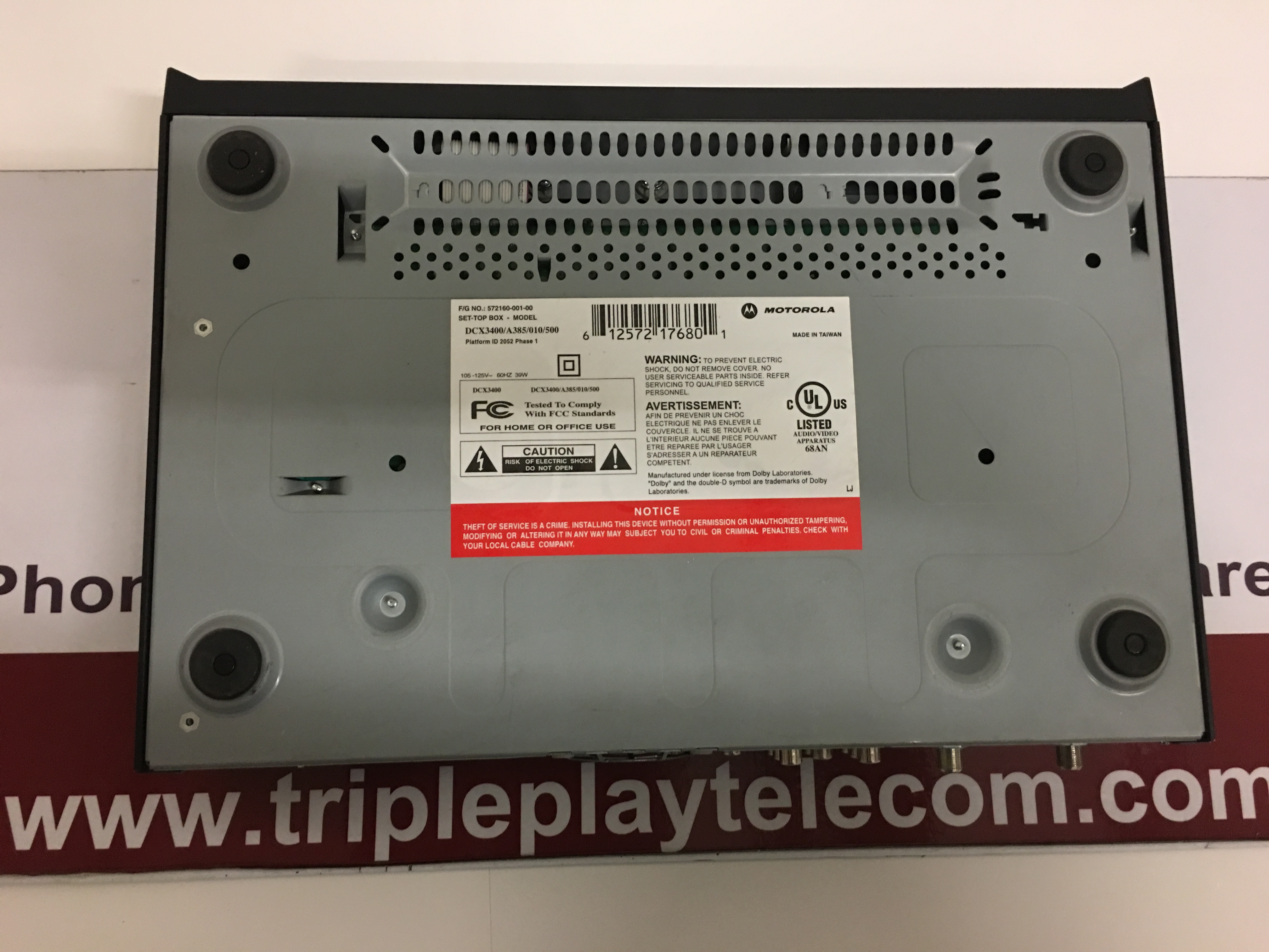 Motorola DCX3400M Digital Cable Box HDTV Dual Tuner 500G DVR HDMI eBay