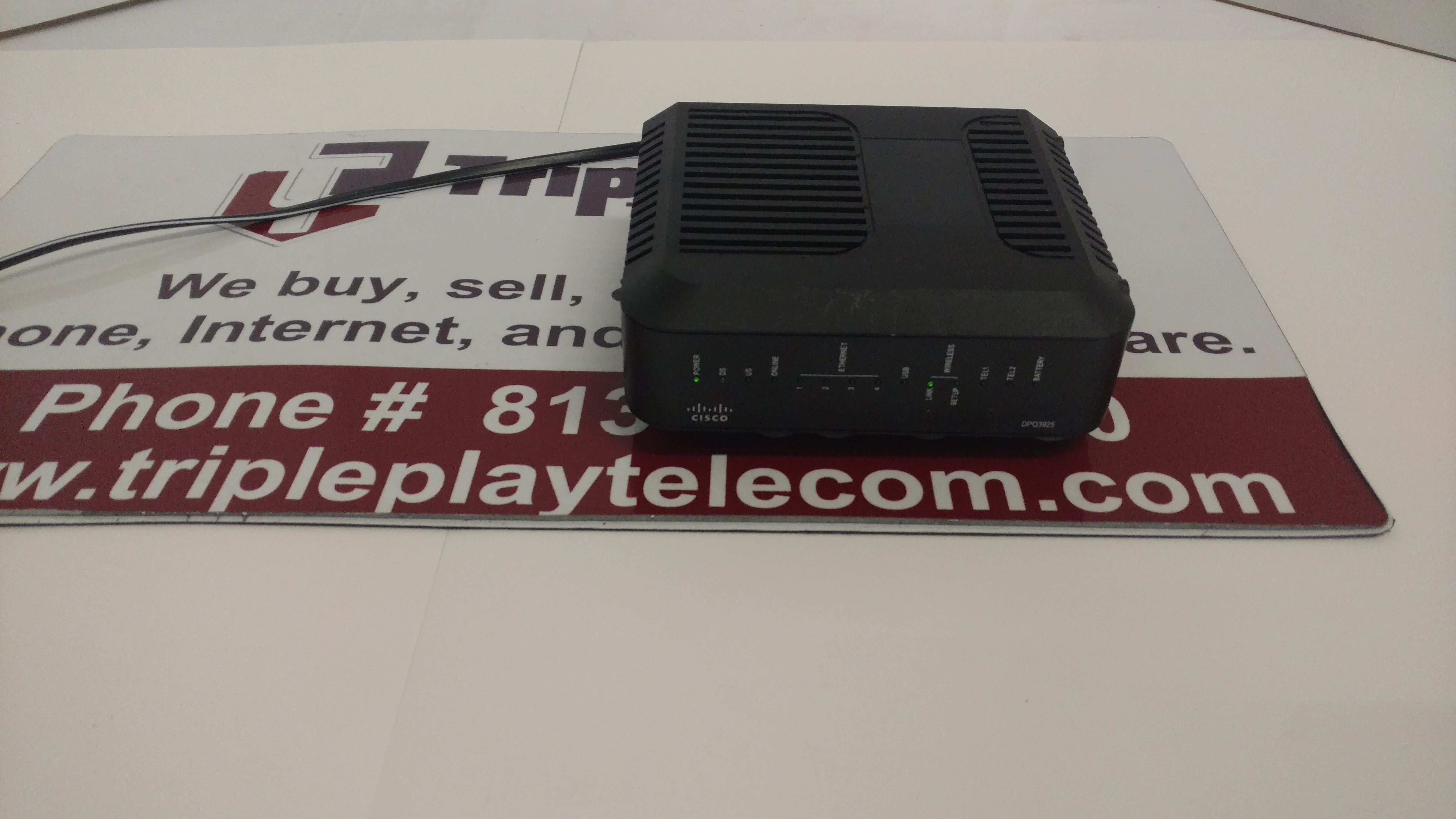 CISCO DPQ3925 Gateway Modem Router Docsis 3.0 Wireless WiFi Phone eBay