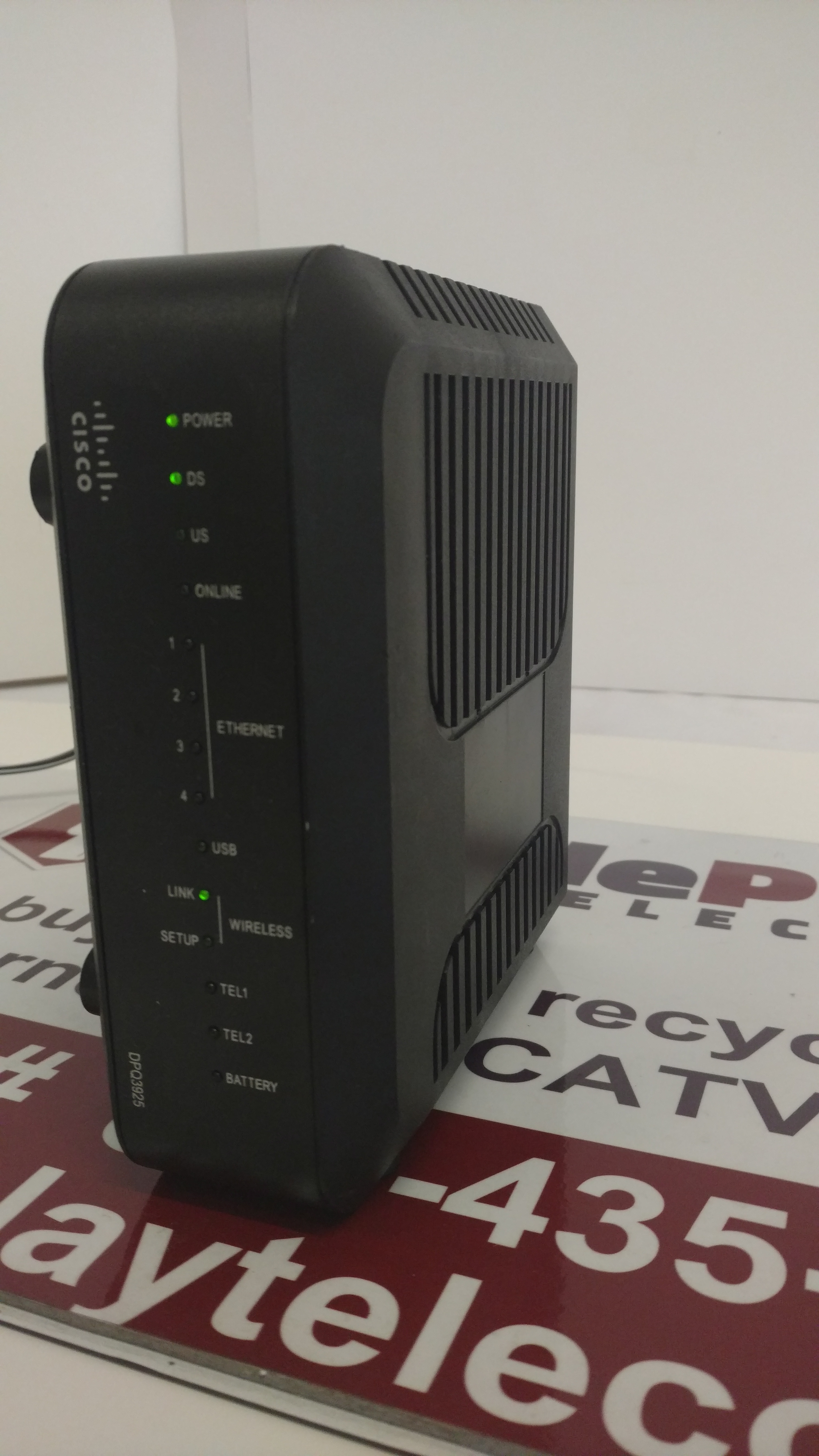 CISCO DPQ3925 Gateway Modem Router Docsis 3.0 Wireless WiFi Phone | eBay