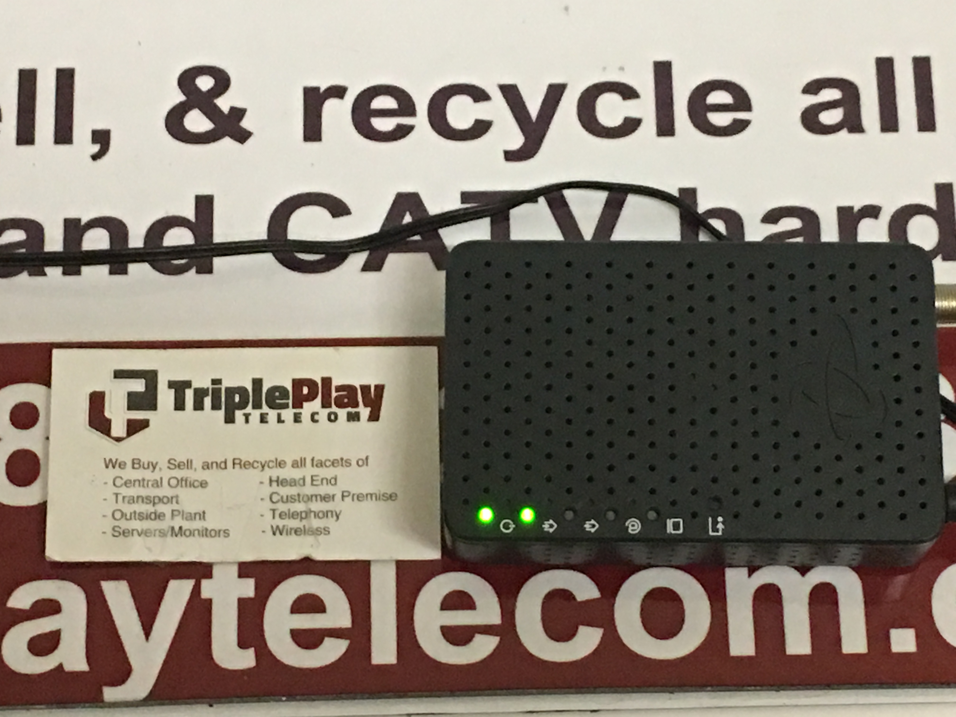 Hitron CDA-RES Wideband Internet Cable Modem 1504100003N0