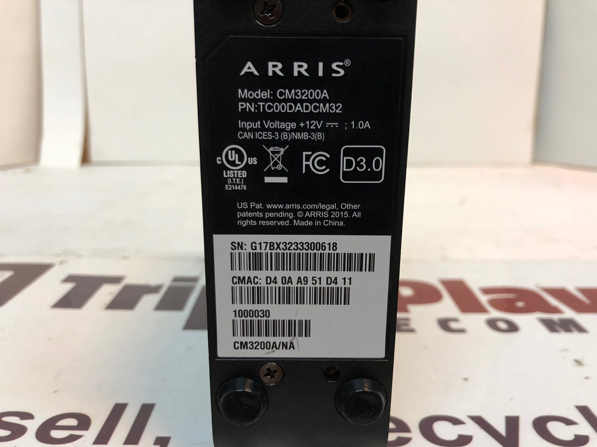 ARRIS Touchstone CM3200A DOCSIS 3.0 32x8 Cable Modem eBay